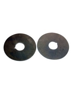 Moroso Belt Guide - 3.5in x .062in - Aluminum - 2 Pack - 23561