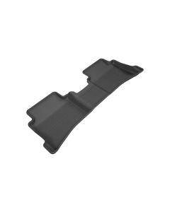 3D MAXpider 2018-2020 Hyundai Accent Sedan Kagu 2nd Row Floormats - Black - L1HY08721509