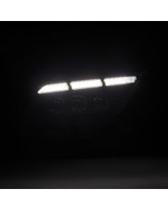 AlphaRex 13-14 Ford Mustang NOVA-Series LED Projector Headlights Blk w/Activ Lght & Seq.Sig / SB DRL - 880487
