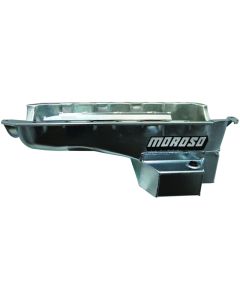 Moroso Chevrolet Big Block Mark IV/GM A Body Road Race Baffled Wet Sump 6.5qt 8in Steel Oil Pan - 20420