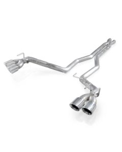 Stainless Works 2012-15 Camaro ZL1 6.2L 3in Catback Dual Chambered Exhaust X-Pipe Resonator Deletes - CA12CBL