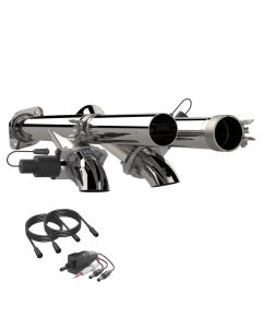 2017-2020 Ford F-150 Raptor QTP Aggressor Cutout Pipes - 540117