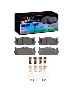 DFC 07-17 Toyota Camry Front 4000 HybriDynamic Brake Pads and Hardware Kit - 4000-1293-01