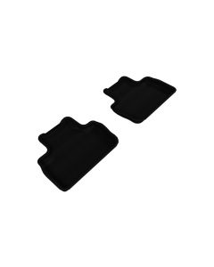 3D MAXpider 2006-2013 Lexus IS Kagu 2nd Row Floormats - Black - L1LX00621509