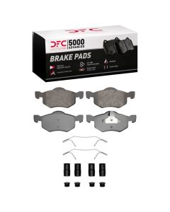 DFC 01-05 Ford Escape Front 5000 Advanced Semi Metallic Brake Pads and Hardware Kit - 1552-0843-01