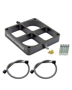 Nitrous Express Single Entry Crossbar 8500 Based Throttle Body Nitrous Plate Conversion - NX639