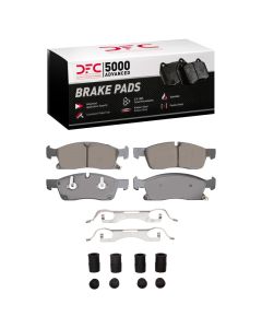 DFC 11-22 Dodge Durango Front 5000 Advanced Ceramic Brake Pads and Hardware Kit - 1551-1904-11