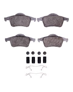 DFC 99-09 Volvo S80/S60/S70/V70/XC70 Rear 5000 Advanced Low Metallic Brake Pads and Hardware Kit - 1551-0795-01