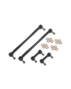 BMR 10-11 5th Gen Camaro Front and Rear Sway Bar End Link Kit - Black - ELK004