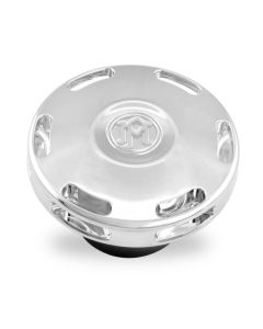 Performance Machine Fuel Cap Apex - Chrome - 0210-2071APX-CH