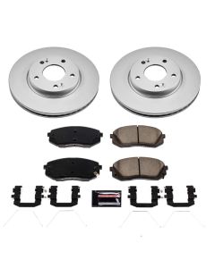 Power Stop 2022 Hyundai Kona Front Z17 Coated Brake Kit - CRK9007