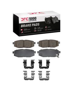 DFC 06-25 Scion FR-S Rear 5000 Advanced Ceramic Brake Pads and Hardware Kit - 1551-1124-01