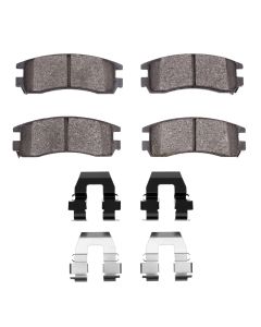 DFC 91-99 Buick Park Avenue Rear 5000 Advanced Semi Metallic Brake Pads and Hardware Kit - 1552-0714-01