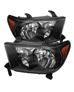 Xtune Toyota Tundra 07-13 / Toyota Sequoia 08-13 OEM Style Headlights Black HD-JH-TTU07-AM-BK - 5077127