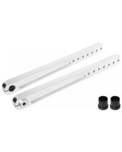 RockJock Antirock Aluminum PreRunner Arms 21in-27in Long C-C 35 Spline w/ Hardware - RJ-202005-101