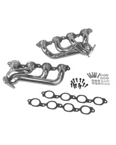 BBK 14-18 GM Truck 5.3/6.2 1 3/4in Shorty Tuned Length Headers - Polished Silver Ceramic - 40470