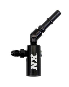 Nitrous Express 3/8-10mm Late Model Billet Fuel Line Adapter 45 Degree - 16185-45