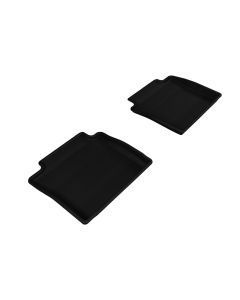 3D MAXpider 2014-2020 Chevrolet Impala Kagu 2nd Row Floormats - Black - L1CH04221509