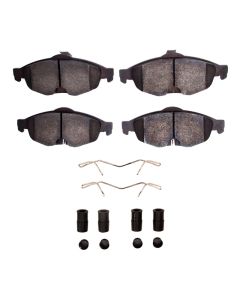 DFC 01-06 Chrysler Sebring Front 5000 Advanced Semi Metallic Brake Pads and Hardware Kit - 1551-0869-01