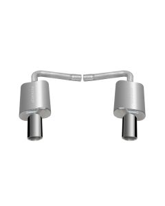 Gibson 11-18 Ford Explorer Base 3.5L 2.25in Axle-Back Dual Exhaust - Stainless - 619693