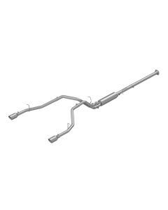 MBRP Aluminized Steel 2.5" Catback Dual Split Rear Ram 1500 5.7L 2019-2021 - S5152AL