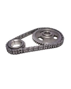 COMP Cams Magnum Double Row Timing Chain Set for Chevrolet Small Block V8 1957-1986, Steel Construction, Chrome Finish, Double Row Configuration - 2103CPG