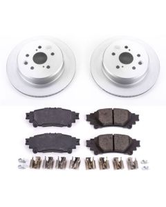 Power Stop 13-19 Lexus GS350 Rear Z17 Evolution Geomet Coated Brake Kit - CRK6514