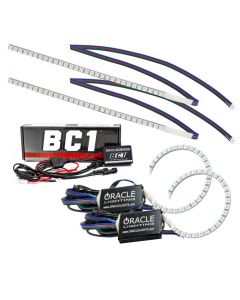 Oracle 15-17 Ford Focus RS/ST DRL Upgrade w/ Halo Kit - ColorSHIFT w/ BC1 Controller - 1322-335