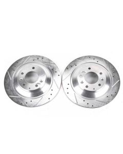 Power Stop 06-07 Mazda 6 Rear Evolution Drilled & Slotted Rotors - Pair - JBR1156XPR