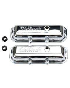 Edelbrock Valve Cover Signature Series Chevrolet 1982-1993 2 8L 60 V6 Chrome - 4488