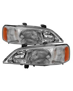 xTune Acura Tl 1999-2001 OEM Style Headlights Chrome HD-JH-ATL99-AM-C - 9029530