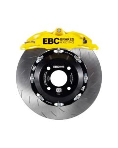 EBC Racing 12-17 Ford Fiesta ST (Mk7) Yellow Apollo-4 Calipers 330mm Rotors Front Big Brake Kit - BBK007YEL-2