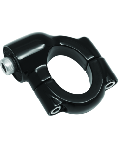 Gloss Black Side Mount License Plate Holder - Softail