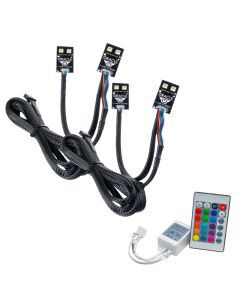 Oracle 2021 Ford Bronco Sport RGB+W Headlight DRL + Halo - w/ Simple Controller - 1454-504