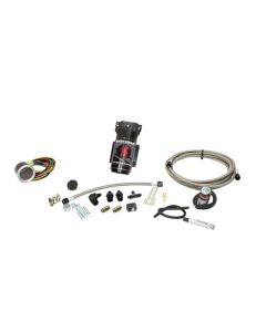 Snow Performance 07-17 Cummins 6.7L Stg 2 Boost Cooler Water Inj. Kit (SS Brded Line/4AN) w/o Tank - SNO-410-BRD-T