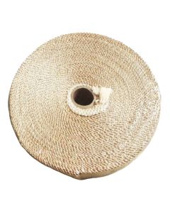 Torque Solution Fiberglass Exhaust Wrap Universal 2inx50ft - Tan - TS-EW-2X50T