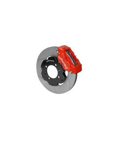 Wilwood Forged Dynalite Big Brake Front Brake Kit (Hat)  - Slotted Rotor - Red - Mazda Miata 1995-20