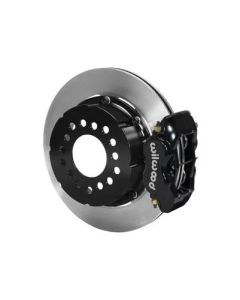 Willwood Forged Dynalite Pro Series Rear Brake Kit - Black Caliper - SRP Drilled & Slotted Rotor- WI