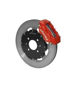Willwood Forged Dynalite Big Brake Front Brake Kit, Plain Face Rotor -Red- Honda Civic 1990-2000- WI