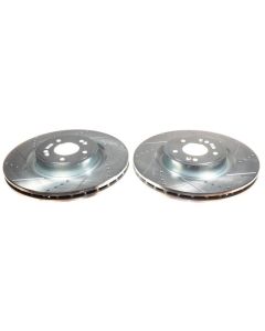 Power Stop 19-21 Genesis G70 Front Evolution Drilled & Slotted Rotors - Pair - JBR1791XPR