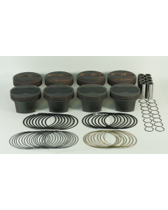Mahle Piston Set Chevy 400ci 4.155in Bore 3.750in Stroke 6.0in Rod 12.3:1 CR Piston Set of 8 - 930212555