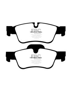EBC Brakes Yellowstuff Our Flagship range REAR Disc Brake Pad Set FMSI D1122 Mercedes-Benz Rear- EBC