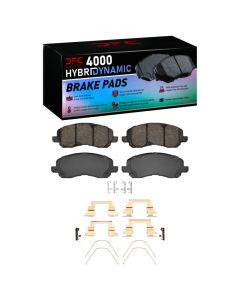 DFC 16-17 Jeep Compass Front 4000 HybriDynamic Brake Pads and Hardware Kit - 4000-2057-02