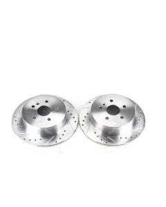 Power Stop 08-13 Toyota Highlander Rear Evolution Drilled & Slotted Rotors - Pair - JBR1369XPR