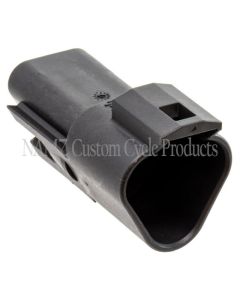 NAMZ Deutsch DT Series 3-Wire Receptacle & Wedgelock - Black (HD 72103-94BK) - DR-3B