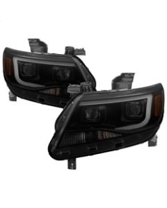 xTune Chevy Colorado 15-17 Halogen Only Projector Headlights - Black Smoked PRO-JH-CCO04-LBDRL-BSM - 9039300