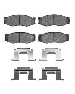 DFC 82-97 Infiniti M30 Front 5000 Advanced Semi Metallic Brake Pads and Hardware Kit - 1552-0266-01