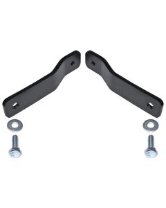 RockJock JK Brake Line Relocation Bracket Kit Rear - CE-9807RBLBK