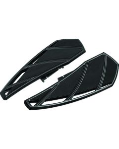 Sleek Kuryakyn Phantom Floorboards - Black 5795
