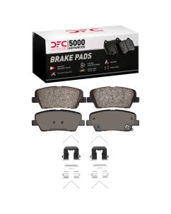 DFC 15-20 Kia Sorento Rear 5000 Advanced Ceramic Brake Pads and Hardware Kit - 1551-1816-01